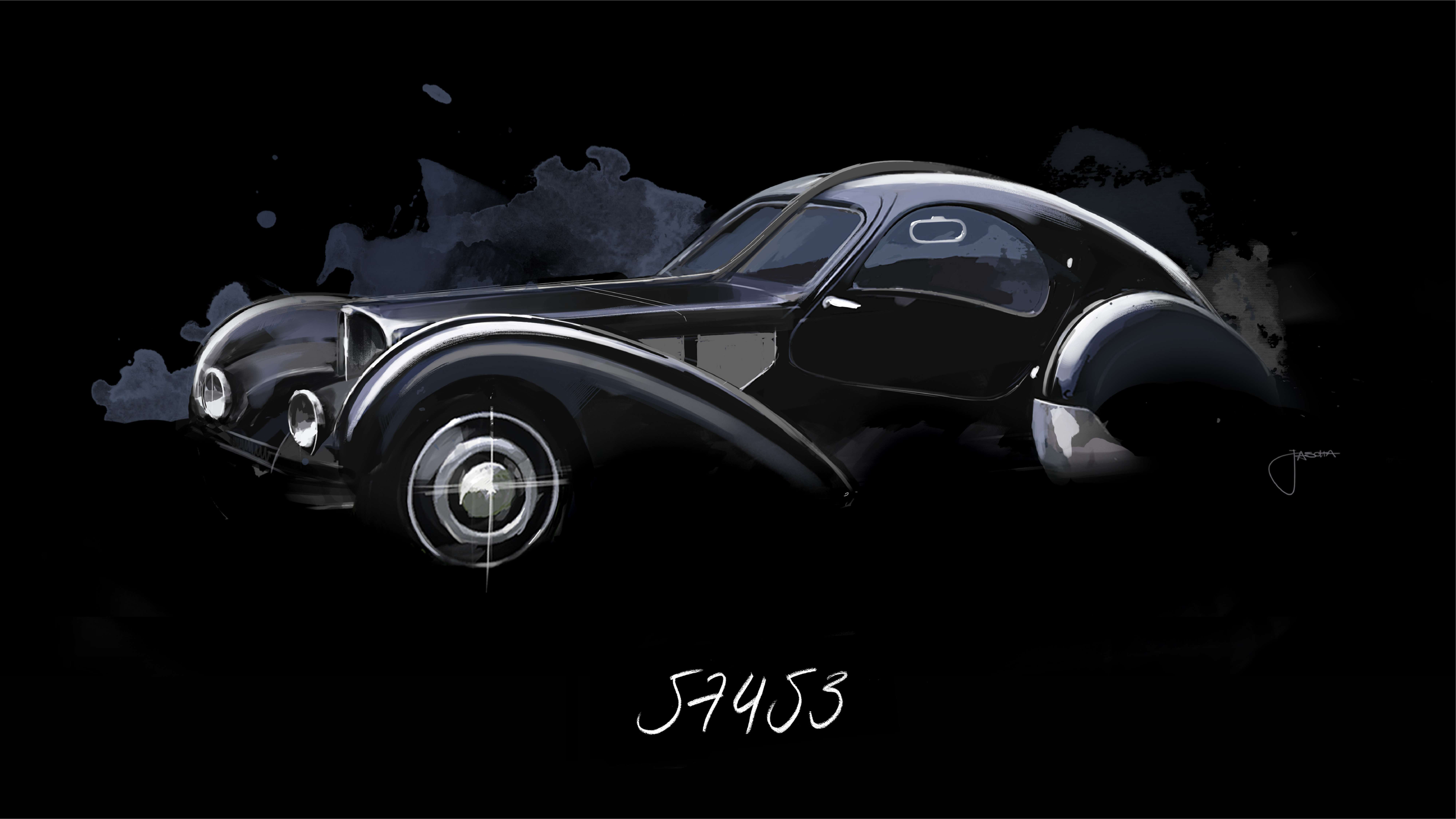 Amazon.co.jp: CMC 1/18 Bugatti Typ 57SC Atlantic Coupe