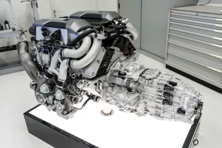 Le moteur W16 8,0 litres de la Chiron est une œuvre d’art en soi