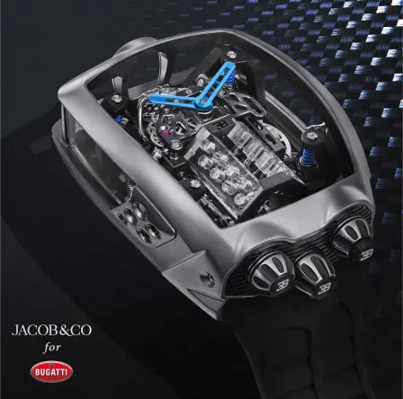 Die Jacob & Co. x Bugatti Chiron Tourbillon