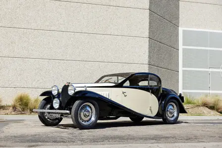 A Bugatti Type 46 Semi-Profilée Coupe shattered the world record for a Type 46, selling for $1,105,000, against a lower estimate of $650,000. 
