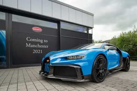Eröffnung 2021: Der Bugatti Manchester Showroom.
