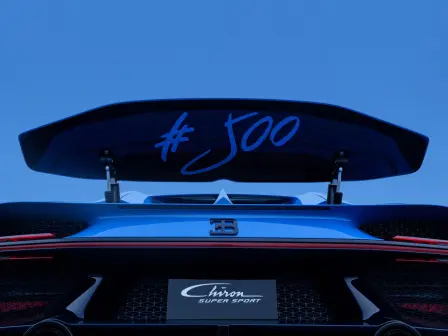 « L'Ultime », 500ème  et dernière Chiron, marque la fin d’une ère incomparable pour Bugatti.