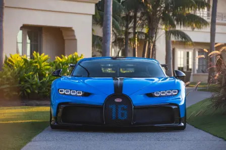 La Bugatti Chiron Pur Sport à Newport Beach.