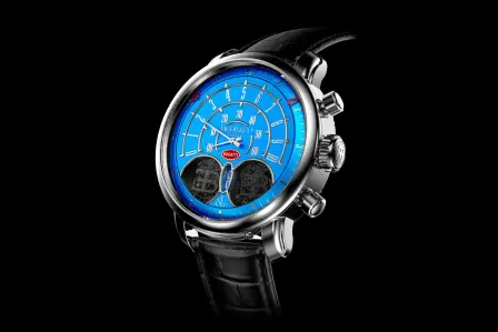 La « Jean Bugatti », dernière montre née du partenariat entre Jacob & Co. et Bugatti.