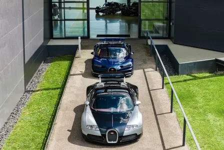 Neben den Vorbereitungen für die Zukunft stehen die Modelle Veyron und Chiron weiterhin im Mittelpunkt des Kundendienstes von Bugatti.
