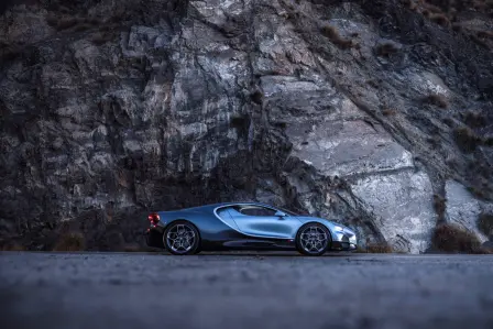 The Bugatti Tourbillon dazzles in California.