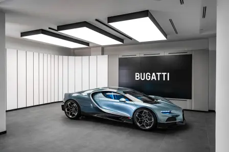 The Bugatti Tourbillon was revealed for the first time to local media and guests at the brand-new Baku showroom. ​