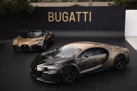 Bugatti à « The Quail, A Motorsports Gathering » à Monterey, Californie.