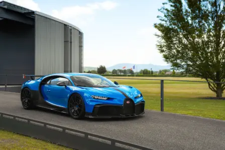 La Bugatti Chiron Pur Sport à Molsheim.