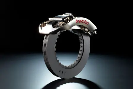 The Bugatti Bolide’s bespoke carbon-carbon brake system is the biggest ever produced by Brembo.