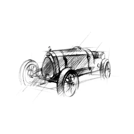 Croquis de conception Bugatti Type 13 « Brescia » – Bugatti Design.