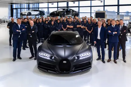 The Chiron’s production run enters its second half in February 2020 with the delivery of the 250th Chiron.