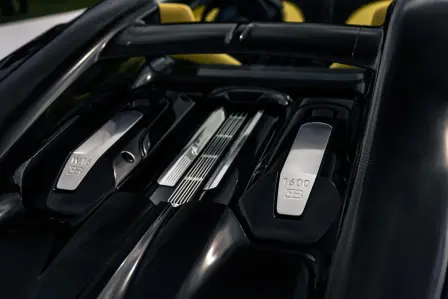 The new Bugatti W16 Mistral is the final Bugatti to feature the legendary W16 8.0-liter quad-turbo engine.