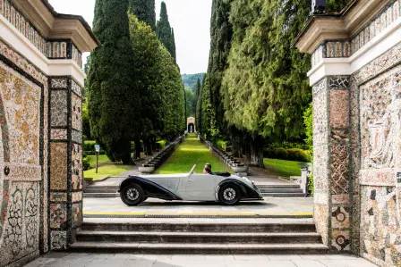 La Bugatti Type 57S Vanvooren Cabriolet distinguée du prix « Best of Show » au Concorso d’Eleganza 2022.