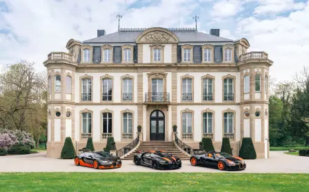 The Veyron 16.4 Super Sport World Record Edition, the Chiron Super Sport 300+ and the Veyron Grand Sport Vitesse World Record Edition: all three Bugatti world record cars returned to Molsheim with their owner.