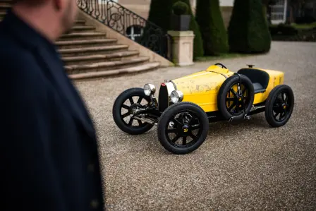 Jascha Straub's deep passion for Bugatti and its history is beautifully reflected in the drawings adorning the bodywork of this Hedley Studios model.​