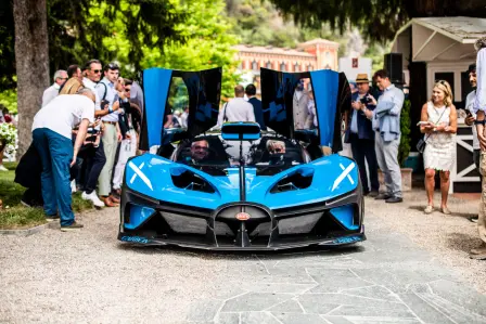 The Bugatti Bolide won the coveted ‘Design Award’ at the Concorso d’Eleganza Villa d’Este 2022.