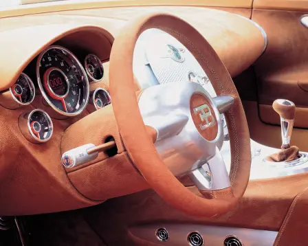 Not only in the exterior of the EB 18/4 Veyron are some features of the later production version of the Veyron 16.4 clearly visible, but the interior also reflects many design elements that would define the final Veyron.​
