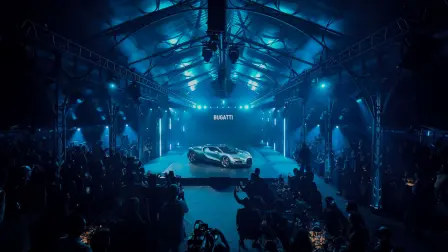 Der Anlass war die Weltpremiere des Bugatti Tourbillon, der den Beginn eines neuen Zeitalters für die Marke markiert.