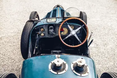 The Type 51 has never been restored or repainted, bearing the marks of nine decades of motorsport and enjoyment.