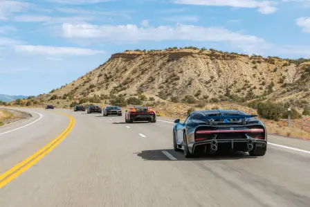 Die Bugatti Grand Tour America 2023 fand in Utah und Colorado statt.