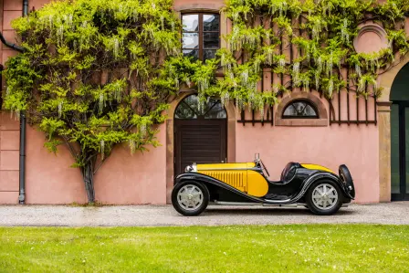 As the first Grand Prix car to be adapted for the road – and produced to just 38 examples, the Bugatti Type 55 Super Sport is a rare gem.