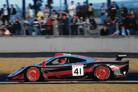 Pierre-Henri Raphanel competing in the 24 Hours of Le Mans in 1997.