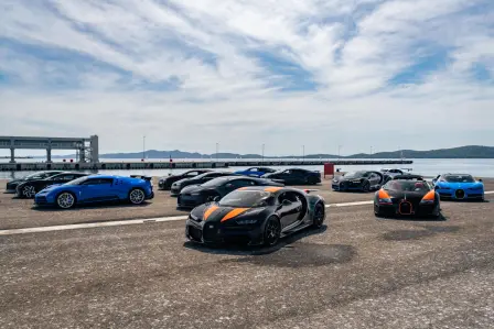 D’autres modèles Bugatti comme la Centodieci ou encore la Divo étaient également présents au Supercar Owners Circle.