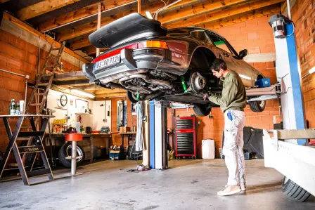 Bohnhorst aime passer son temps libre en s’occupant de sa Porsche 911 Carrera de collection