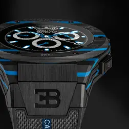 Bugatti Carbone Limited Edition: the first carbon fiber smartwatch.