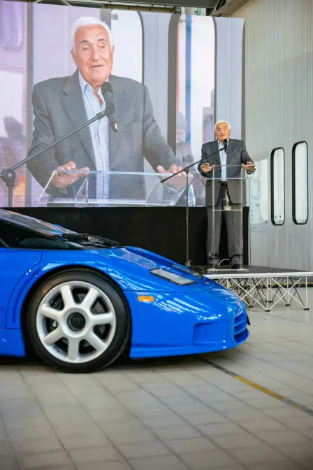 Romano Artioli a fait revivre la légendaire marque Bugatti il y a 30 ans.