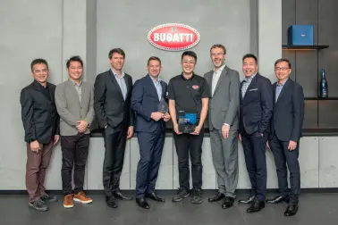 L’équipe de Bugatti Singapour est désignée « Regional Best Performing Bugatti Service Partner » pour la région Asie/Moyen-Orient.