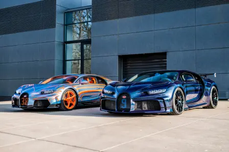 Von Licht inspiriert: Bugatti enthüllt zwei maßgeschneiderte Sur-Mesure-Kreationen