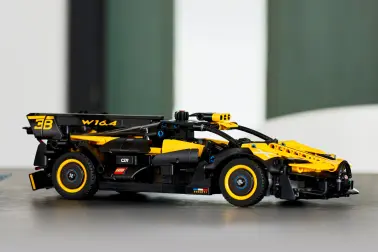 The LEGO Technic Bugatti Bolide captures the intricate details of the track-exclusive Bolide.