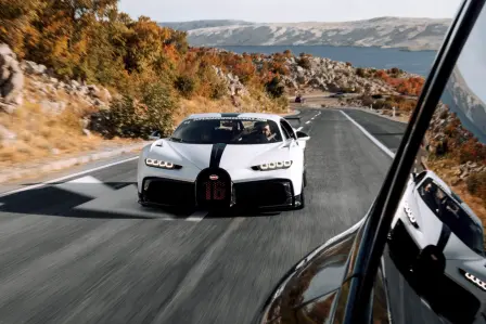 Bugatti models travelled the beautiful Adriatic coastline, including the famous Magistrala road.