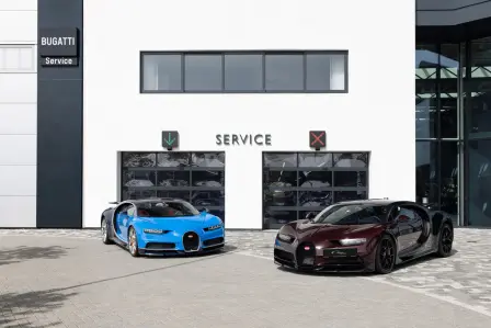 Bugatti Londres inaugure un nouvel espace après-vente de pointe.
