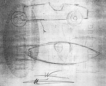 La Type 35 est dotée d’une structure ellipsoïdale en alliage d’aluminium, une approche pionnière qui a contribué à réduire la traînée induite par la carrosserie.