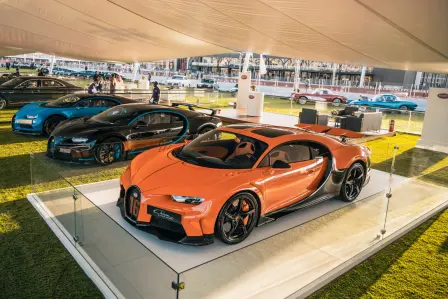 The Chiron Sport, Pur Sport, Super Sport and Bolide stood proud alongside some of the world’s leading brands at the Riyadh Car Show.