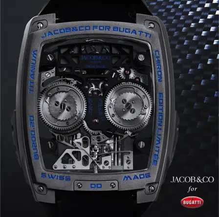 Die Jacob & Co. x Bugatti Chiron Tourbillon