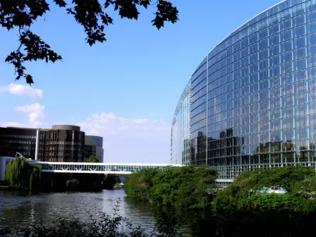 The European Parliament in Strasbourg