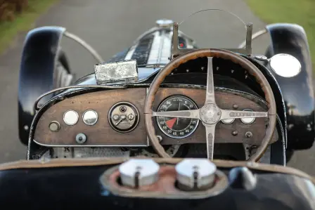 From racing car to sports car: the Bugatti Type 59 Sports.