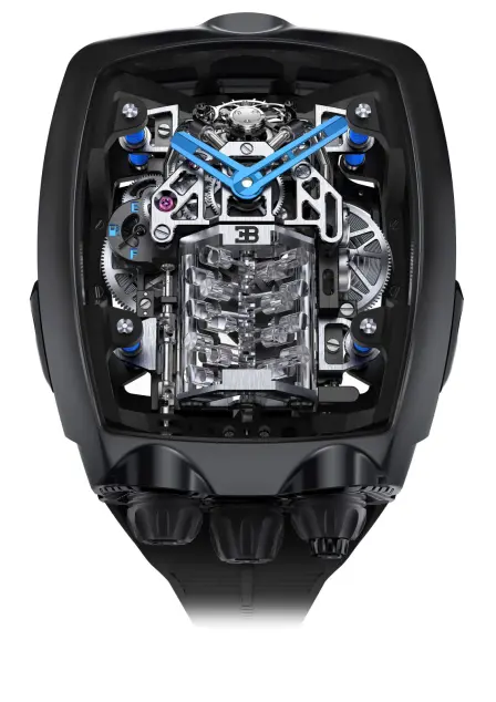 Bugatti Watch With Tiny Working W16 Engine Gets Four More Versions