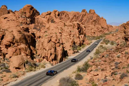 Bugatti Grand Prix 2024 Las Vegas – Drive through the stunning Valley of Fire.