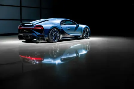 The Bugatti Chiron Profilée is a less radical interpretation of the Chiron Pur Sport.