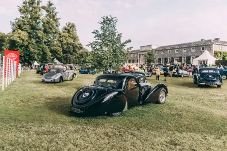 Iconic classic Bugattis delighted spectators at the Goodwood Festival of Speed 2024.