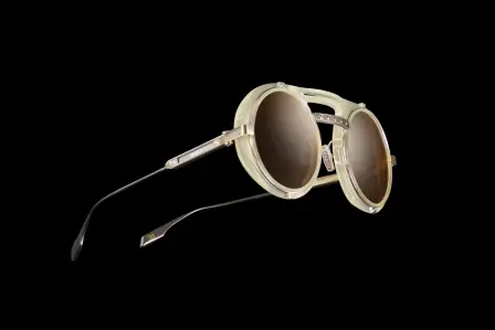 Each limited piece of the Bugatti Eyewear collection was meticulously crafted in Japan, from solid 925 sterling silver trim with genuine 18k gold and Palladium – the most expensive materials in the world.
