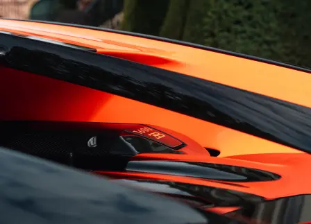 The Bugatti Chiron Super Sport 300+ is powered by the W16 engine and its 1,600 PS allows it to reach 490.48 km/h.