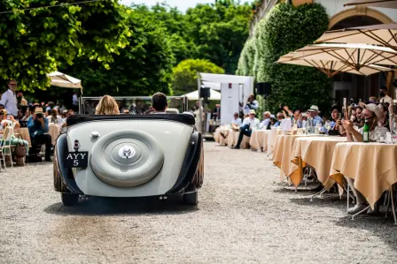 La Bugatti Type 57S Vanvooren Cabriolet distinguée du prix « Best of Show » au Concorso d’Eleganza 2022.