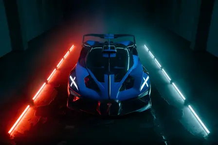 Le Bolide de Bugatti a reçu le Grand Prix de la plus belle hypercar de l’année 2020 au « Festival Automobile International », à Paris. © Philipp Rupprecht for TopGear.com