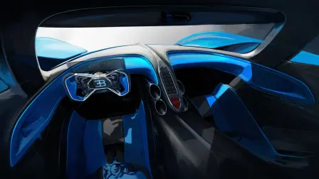 Sketch Bolide interior – Aldo Sica, Bugatti Design.
